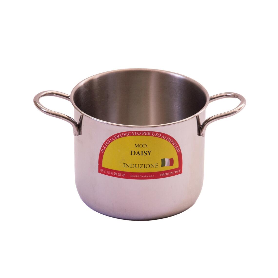 Pentola alta in acciaio inossidabile con coperchio Acero 26 cm 11 l AMBITION