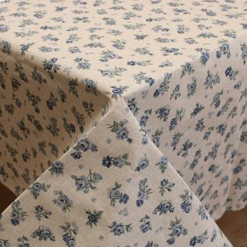 Tovaglia in cotone con rosette 140X240