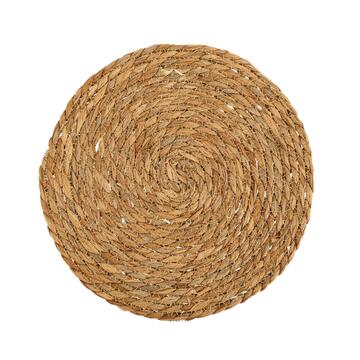 Tovaglietta Americana Natur Rotonda Color Legno - d...