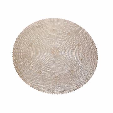 Tovaglietta Americana Rotonda Oro - d 38 cm - Sottopiatto...