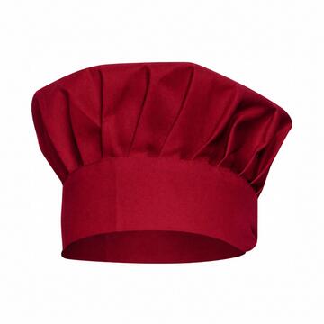 Cappello da Chef Professionale Rosso - Cappello da Cuoco per Cucina e Ristorazione