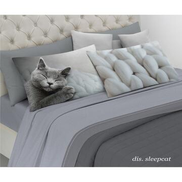 Completo Matrimoniale Sleep Cat Lenzuolo + Sotto con...