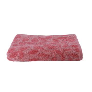 Asciugamano Poppy Rosa 60x100 cm per Viso in Cotone Marino fa Mercato