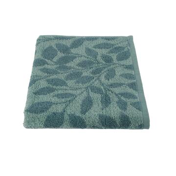Asciugamano Poppy Verde 60x100 cm per Viso in Cotone Marino fa Mercato