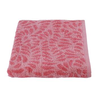 Asciugamano Leavy Rosa 60x100 cm per Viso in Cotone Marino fa Mercato