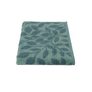 Asciugamano Poppy Verde 40x60 cm in Cotone Marino fa Mercato