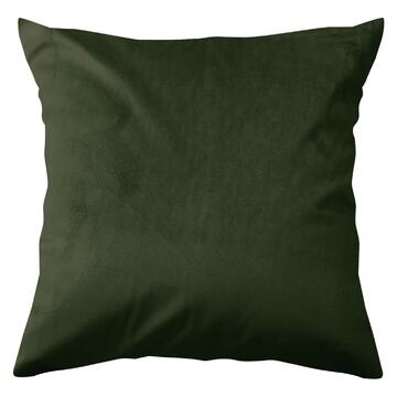 Cuscino imbottito Verde Inglese in velluto 40 X 40 Marino fa Mercato