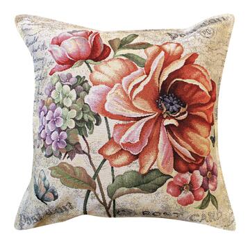 Cuscino bombato floreale 45X45 gobelin