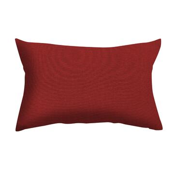 Cuscino rosso scuro bombato Mary 40X70 Marino fa Mercato