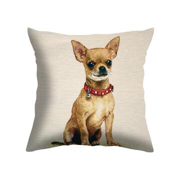 Federa Cuscino Zampa 45x45 cm - Fantasia Chihuahua