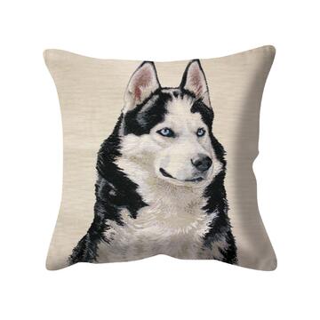 Federa Cuscino Zampa 45x45 cm - Fantasia Husky
