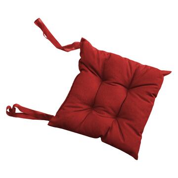 Cuscino coprisedia morbidone Mary rosso scuro Marino fa Mercato