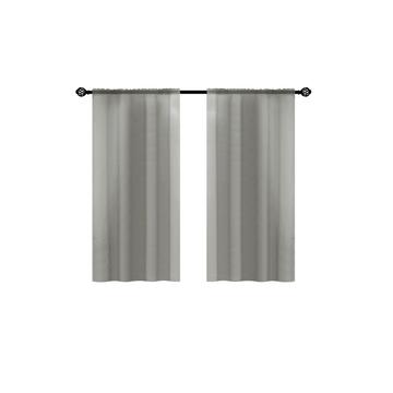 Coppia Tende Velo 60x150cm Tortora