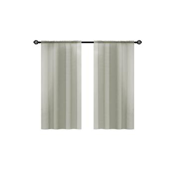 Coppia Tende Velo 60x150cm Grigia