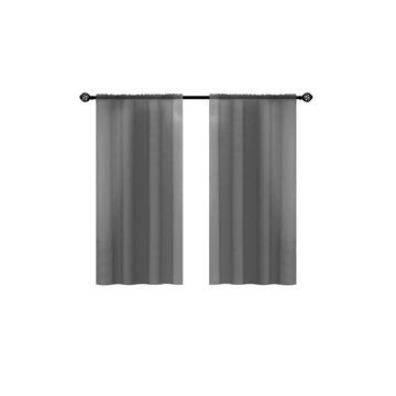 Coppia Tende Velo 60x150cm Antracite