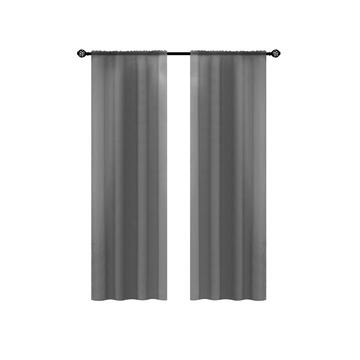 Coppia Tende Velo 60x240cm Antracite