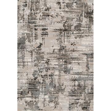 Tappeto vintage Castillo grigio sbiadito astratto 100x150 - Marino fa Mercato