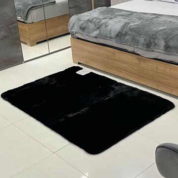 Tappeto a pelo lungo nero Toffee 120x180 - Marino fa Mercato