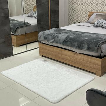 Tappeto a pelo lungo bianco Toffee 120x180 - Marino fa Mercato