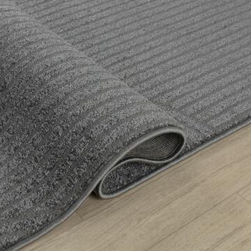 Tappeto soggiorno Lucca grigio pelo corto 140x200 - Marino fa Mercato