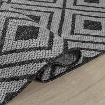 Tappeto soggiorno Sigma design geometrico grigio 120x180 - Marino fa Mercato