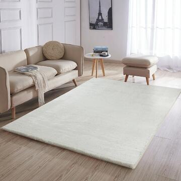 Tappeto a pelo lungo crema Tufy  per soggiorno 120x180 Marino fa Mercato