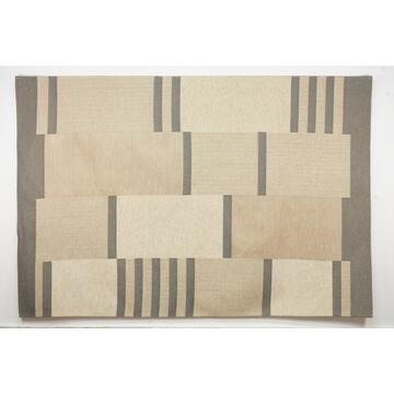 Tappeto moderno a pelo corto beige Viana 135x200