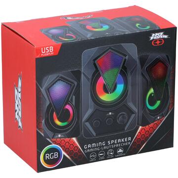 Set 3 casse gaming con cavo
