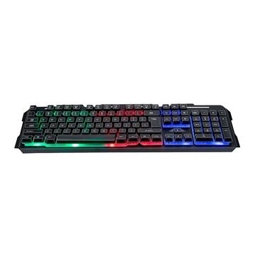 Tastiera da gaming gioco Azerty con tasti ad illuminazione Led RGB Cavo 1,5m USB 2.0