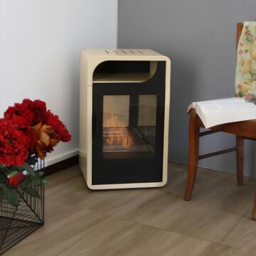 Stufa a Bioetanolo Fiammetta Statica 3kW, 23 mq Riscaldabili