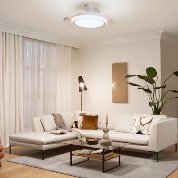 Philips Plafoniera/Ventilatore Bliss 35+28W Led Breeze and Bright