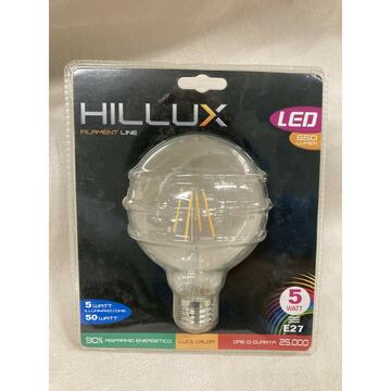 Lampadina LED chiara globo E27 5W HILLUX