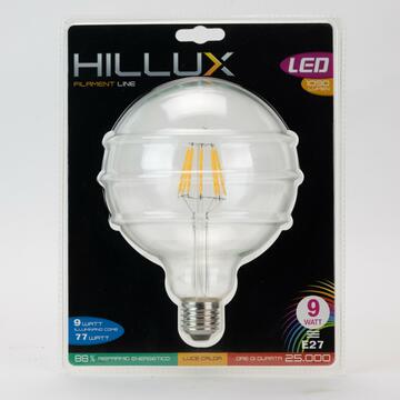 Lampadina LED chiara globo E27 9W HILLUX - Marino fa Mercato