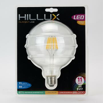 Lampadina LED filamento globo E27 11W HILLUX