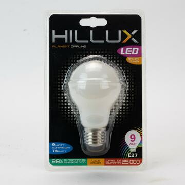Lampadina LED goccia E27 9W HILLUX