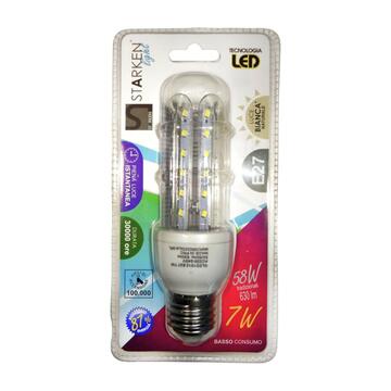 Lampadina LED 3tubi E14 luce naturale 7W - Marino fa Mercato