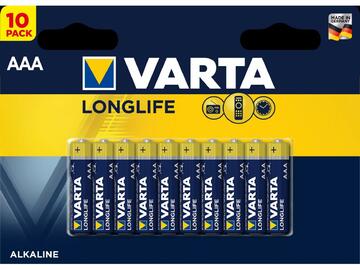 10 Batterie ministilo AAA long life