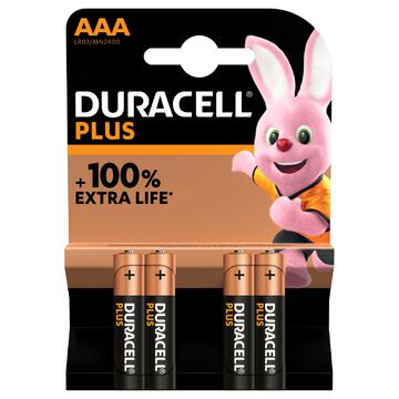 Duracell batterie stilo alcaline AAA Plus Power100 - Du0101