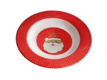 Piatto fondo Natale 23 cm - Marino fa Mercato