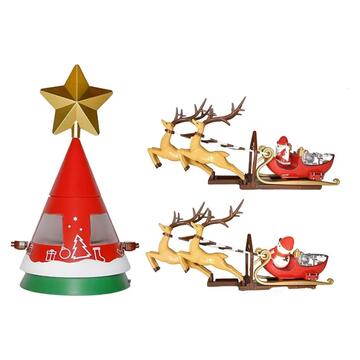 Puntale Albero di Natale Slitta di Babbo Natale, Pupazzo... - Marino fa Mercato