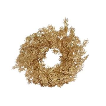 Dietroporta Ghirlanda con Rami Glitter Oro d 30 cm - Decorazione Natalizia - Addobbo di Natale Dietroporta Ghirlanda con Rami Glitter Oro d 30 cm...