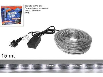Tubo led 360 lampadine 15 metri bianco per uso interno...