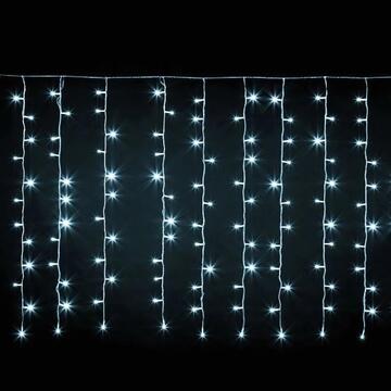 Tenda Fash 200 Led Bianco Freddo - 3xh1 mt - Natale, Addobbi Natalizi - per Interno ed Esterno