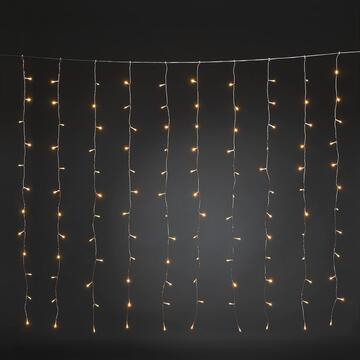 Tenda Fash 200 Led Bianco Caldo - 3xh1 mt - Natale,...