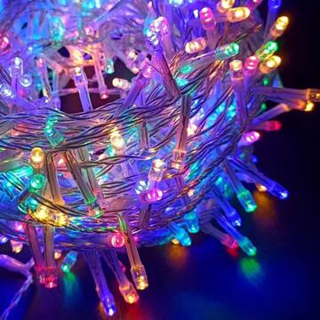 300 Luci Led Colorati di Natale - mt 12+5 cavo - per...