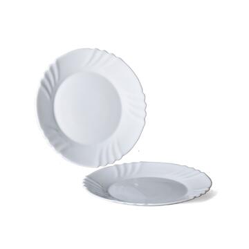 Piatto piano Bormioli Ebro, 25 cm, in porcellana - Marino fa Mercato