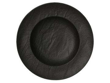 Pasta bowl Vulcania nero, 29 cm, in porcellana. - Marino fa Mercato