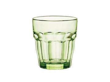 Bicchiere Bormioli Rock bar verde, 27 cl, in vetro - Marino fa Mercato