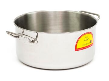 Casseruola Daisy in acciaio inox, con due manici, 32 cm.