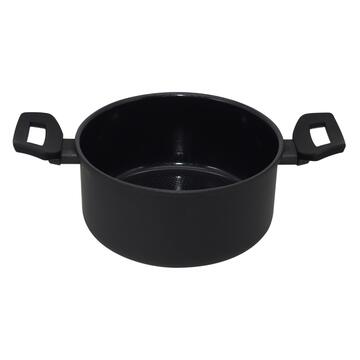 Casseruola Talia Nera in Alluminio d 20 cm con Motivo...